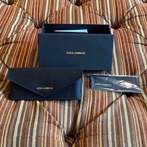 Dolce & Gabbana soft sided glasses case